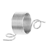 2 Size Ring Type Knitting Tools Finger Wear Thimble Yarn Spring Guides Stainless Steel Needle Thimble Sewing Accessories - Yarnveda