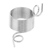 2 Size Ring Type Knitting Tools Finger Wear Thimble Yarn Spring Guides Stainless Steel Needle Thimble Sewing Accessories - Yarnveda