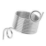 2 Size Ring Type Knitting Tools Finger Wear Thimble Yarn Spring Guides Stainless Steel Needle Thimble Sewing Accessories - Yarnveda