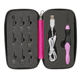 9 in 1 Light Up Crochet Hooks - USB Rechargeable LED - Yarnveda