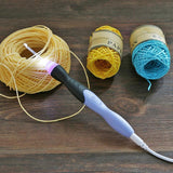 9 in 1 Light Up Crochet Hooks - USB Rechargeable LED - Yarnveda