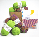 Jelly Bean Blanket in Babe Soft Cotton Chunky - Yarnveda