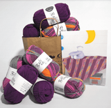 Jelly Bean Blanket in Babe Soft Cotton Chunky - Yarnveda