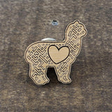 LOVE Alpaca Hat and Lapel Pin - Yarnveda
