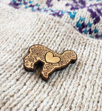 LOVE Alpaca Hat and Lapel Pin - Yarnveda